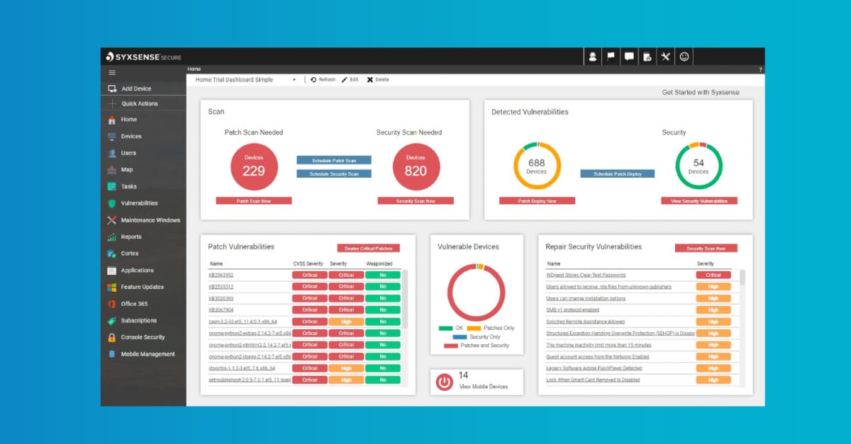 Syxsense Unified Security & Endpoint Management