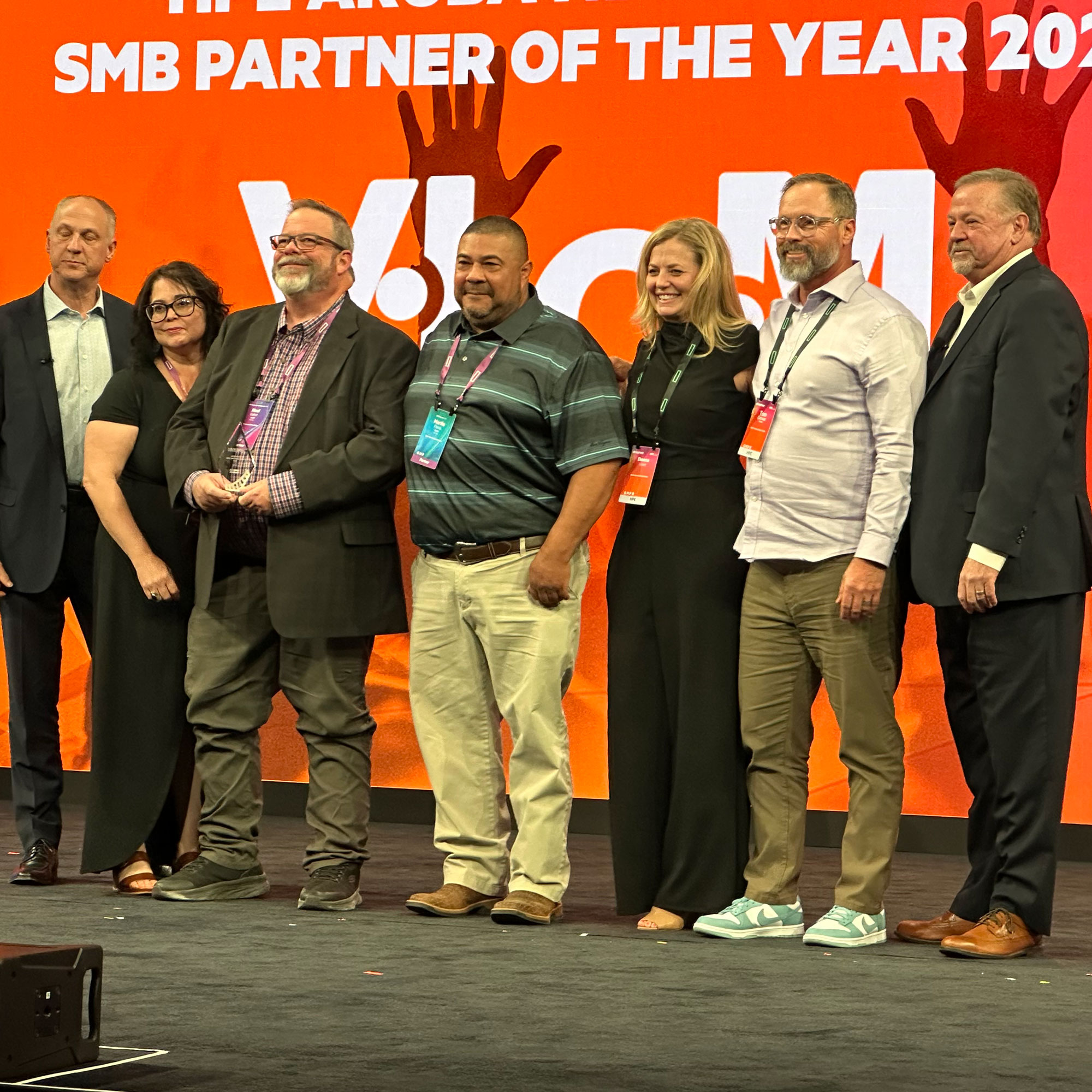 HPE Aruba Networking's SMB Partner of the Year Logo